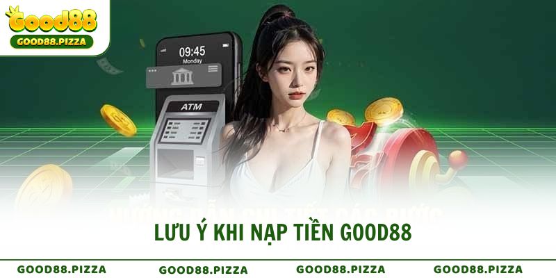 Lưu ý khi nạp tiền Good88