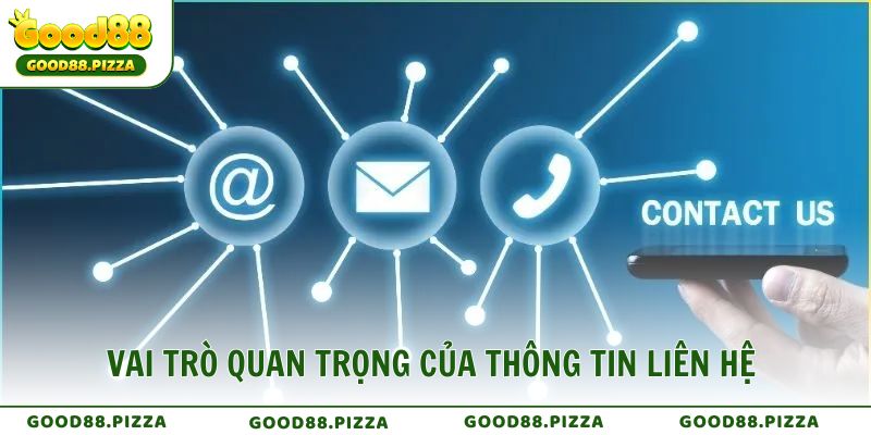 Vai trò quan trọng của thông tin liên hệ trong trải nghiệm người chơi tại Good88